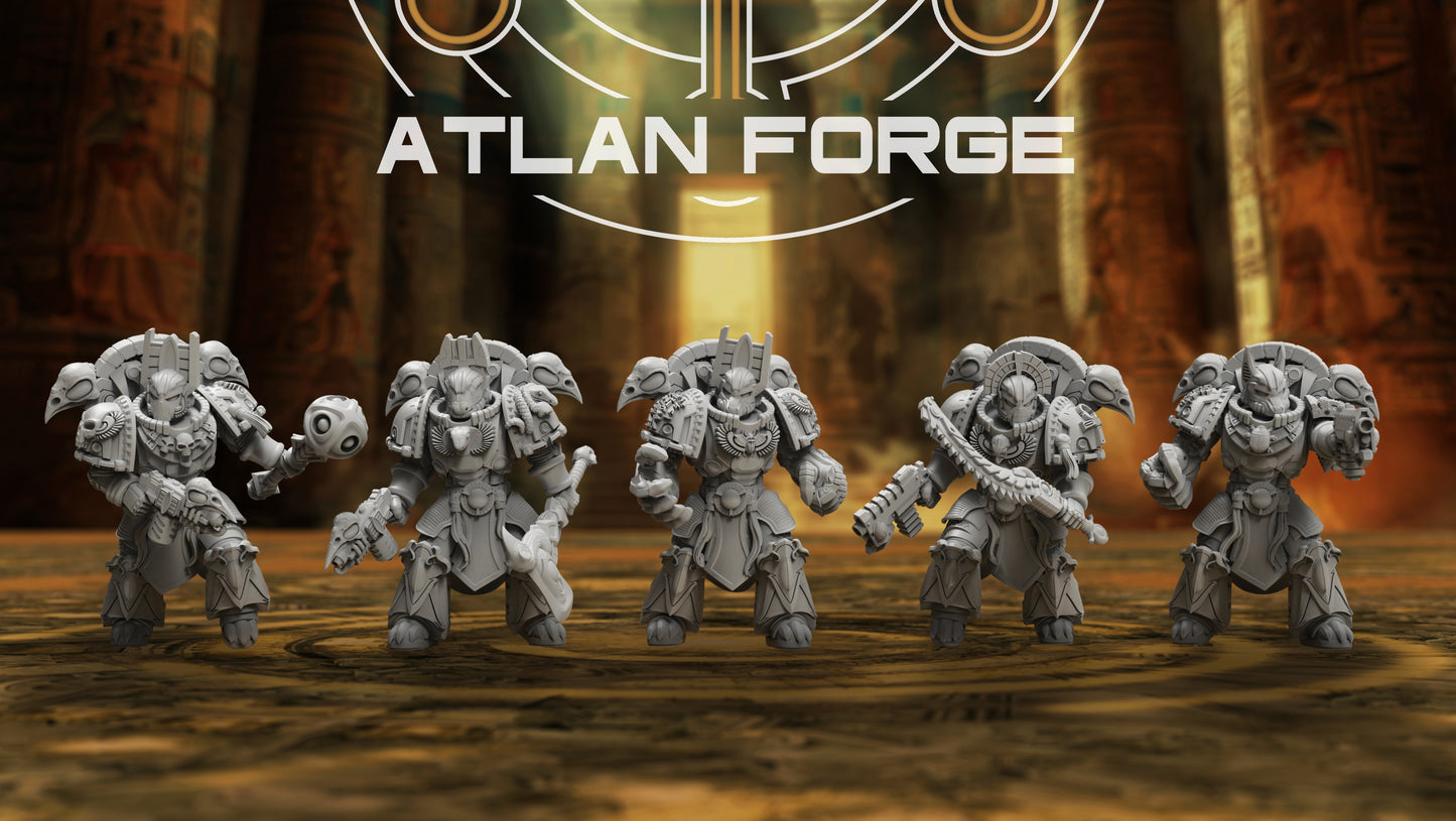 Aegyptian Melee Amenti (5-Unit Set) by Atlan Forge