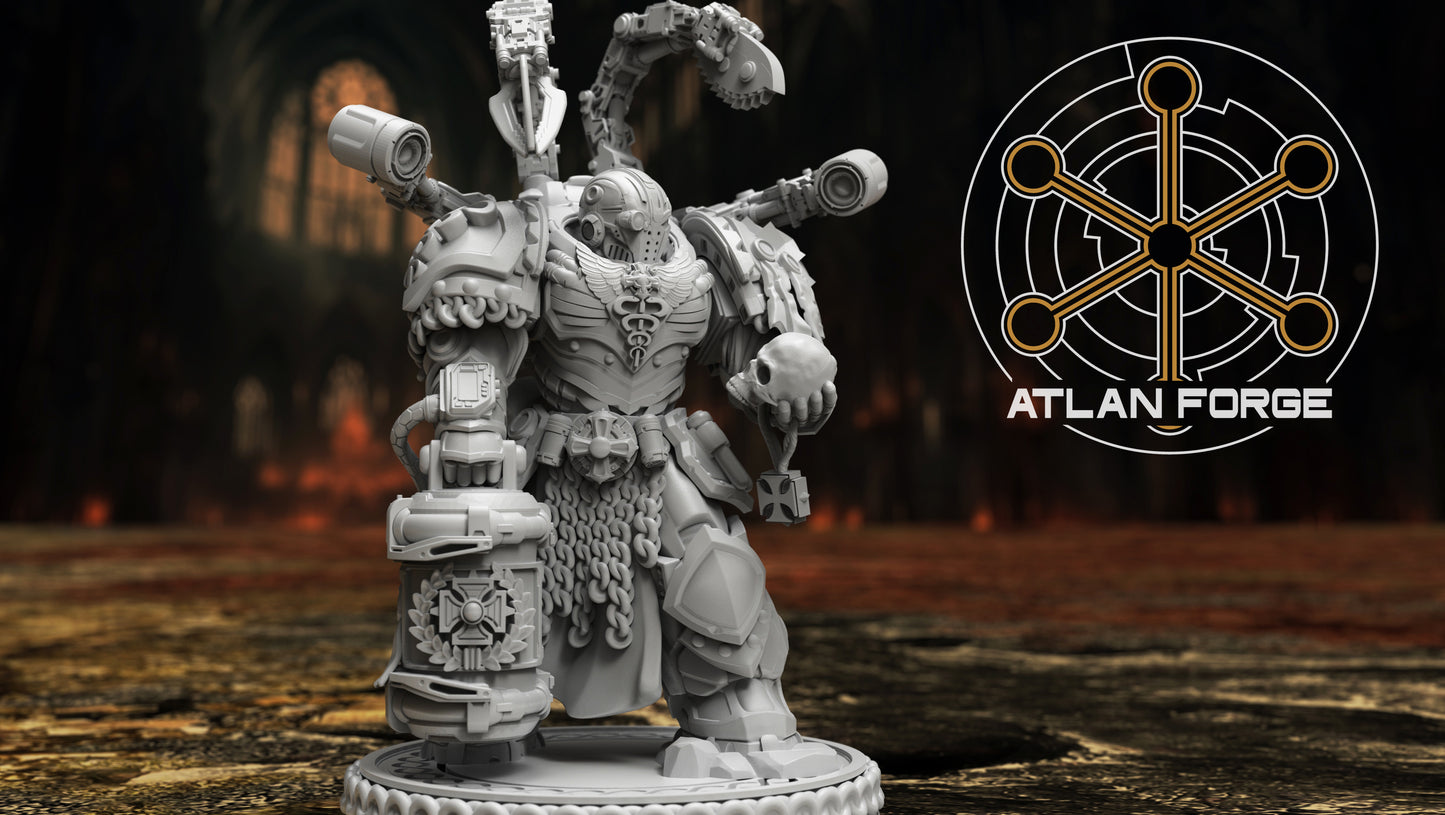 Templar Aegis Therapeuo by Atlan Forge 40mm Base