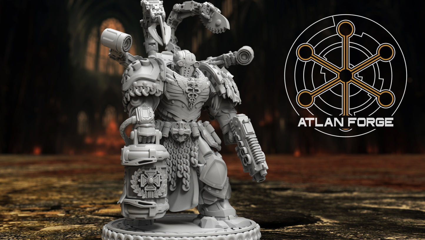 Templar Aegis Therapeuo by Atlan Forge 40mm Base