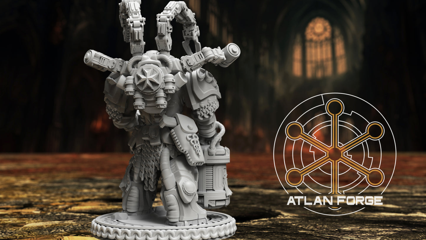 Templar Aegis Therapeuo by Atlan Forge 40mm Base