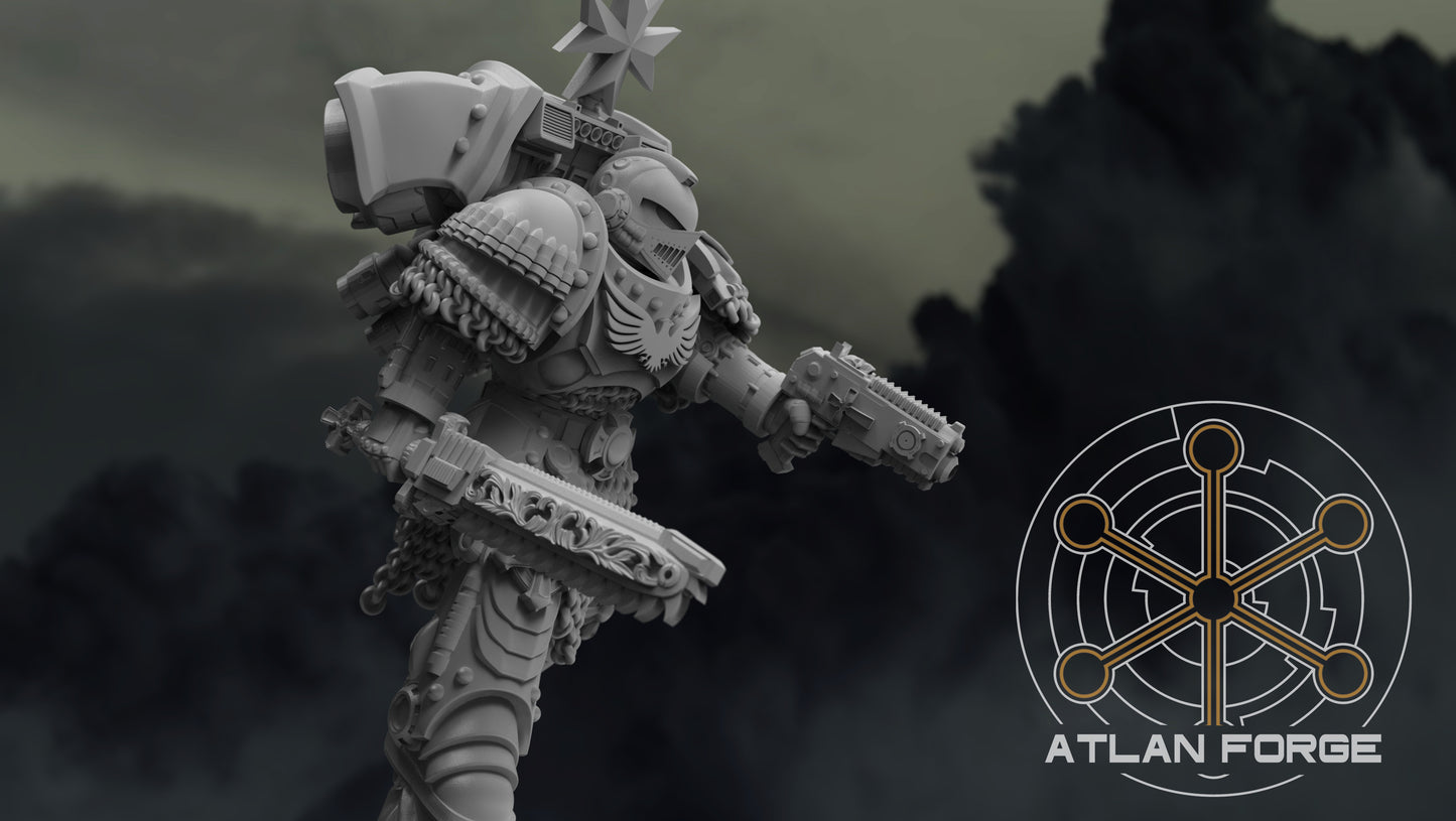 Templar Warhawks (5-Unit Set) by Atlan Forge 32mm Base