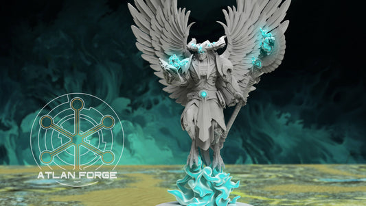 3d Printed Archdemon of Aegyptus by Atlan Forge Miniatures 255mm tall