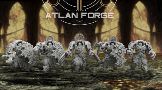 Templar Assault Crusaders (5-Unit Set) by Atlan Forge