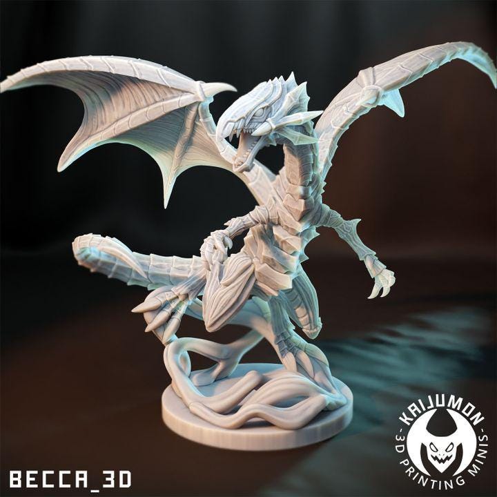 Kaijumon Blue Eyes White Dragon 50mm