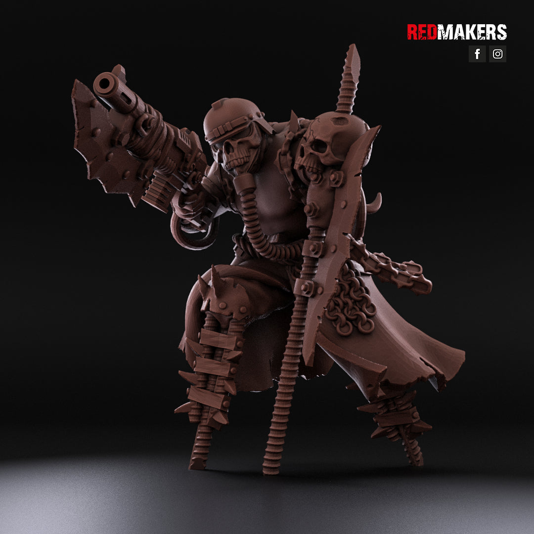 4 units Renegade Death Division - Command Squad - Heretics