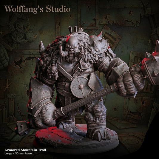 Armored Mountain Troll (50mm)