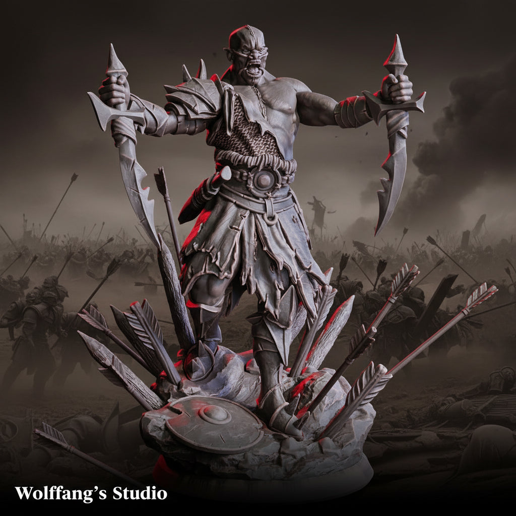 Grakhûr, Black March Warlord (32mm-75mm)