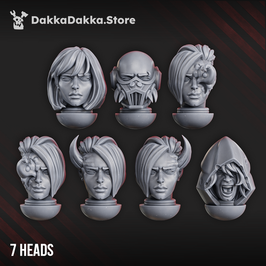 Unholy BFG Heads Set x7