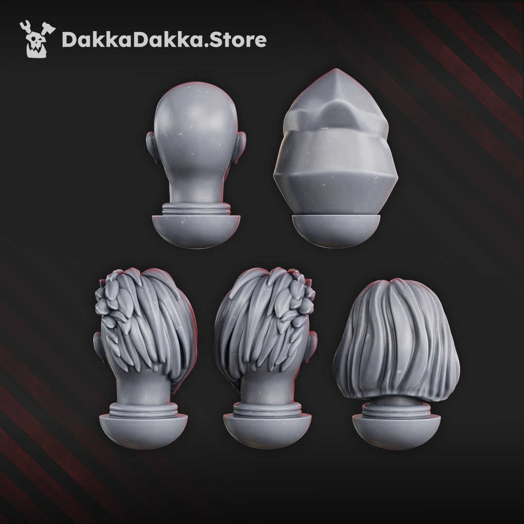 Unholy Space Coven Additional Heads Set