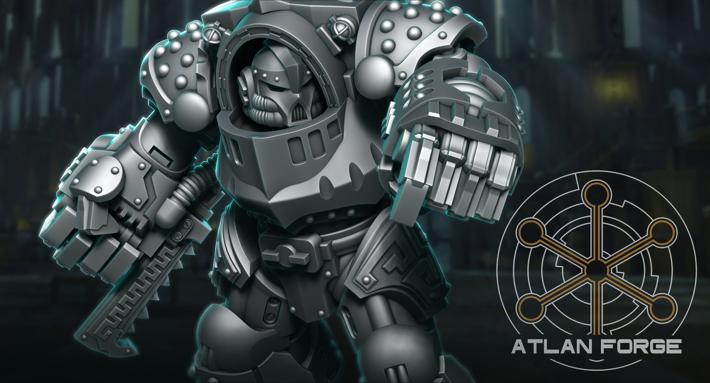 Wai Toa - Roroa (Giants) (5-Unit Set) by Atlan Forge 40mm Base