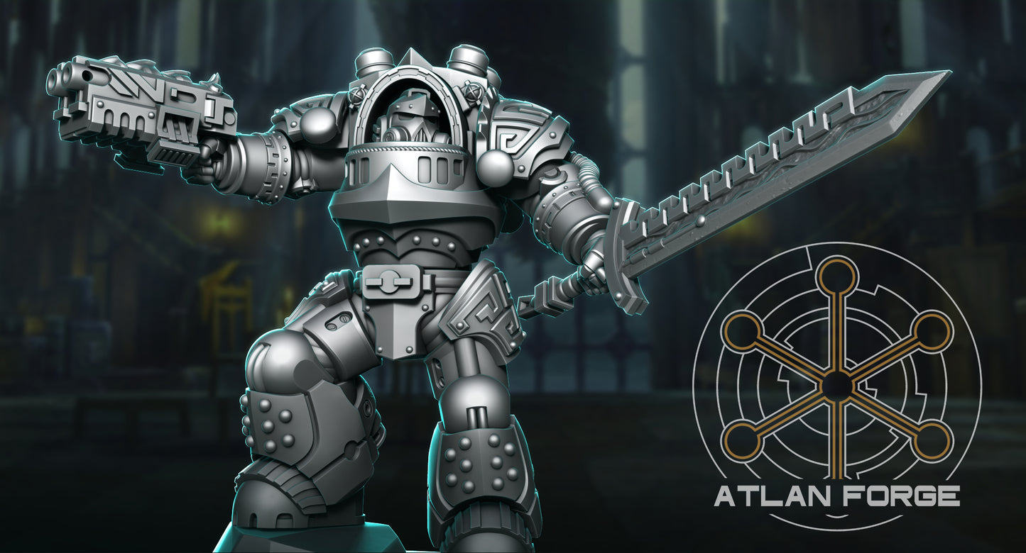 Wai Toa - Roroa (Giants) (5-Unit Set) by Atlan Forge 40mm Base