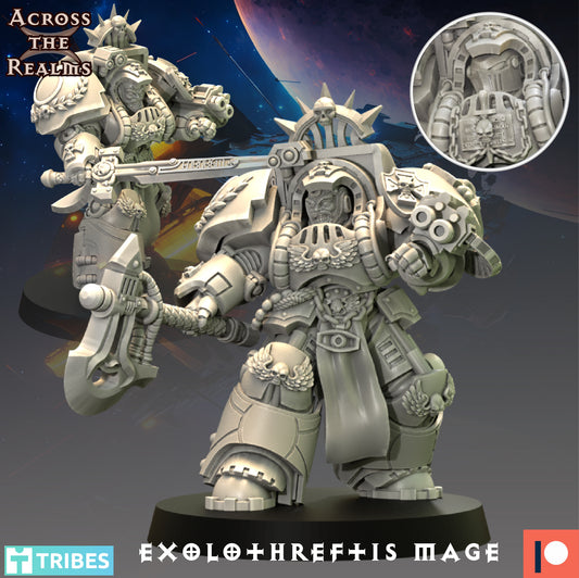Exolothreftis Mage 40mm Base