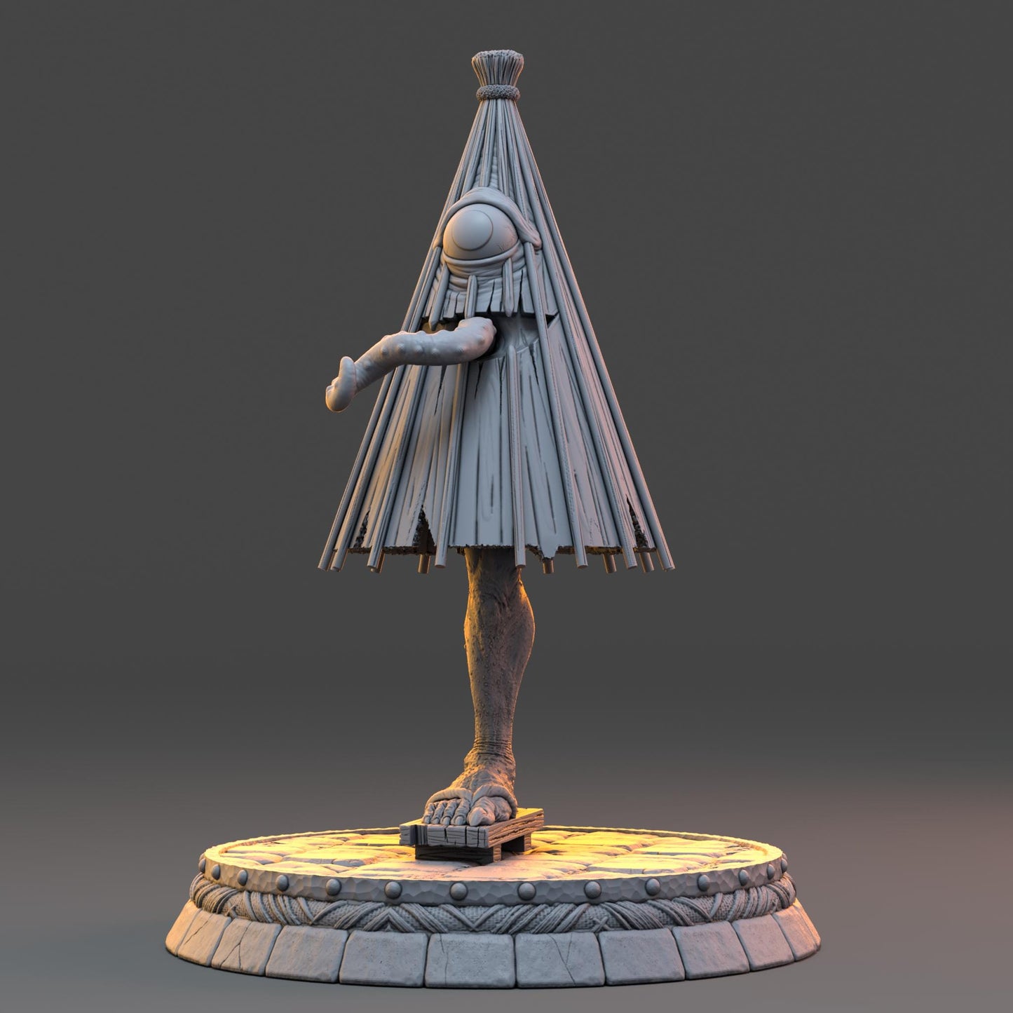 Oni Miniature 01 - Thorns of the Rift - 32mm Scale - Unpainted Miniature for DnD, Pathfinder, Tabletop RPGs - Daybreak