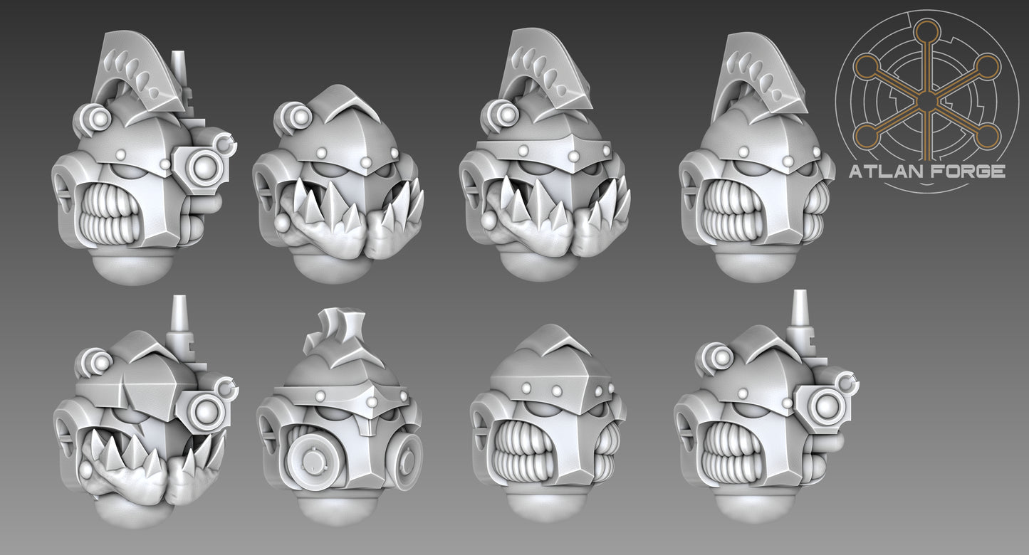 Wai Toa - Teina Kore (Void Brothers) (5-Unit Set) by Atlan Forge 32mm Base