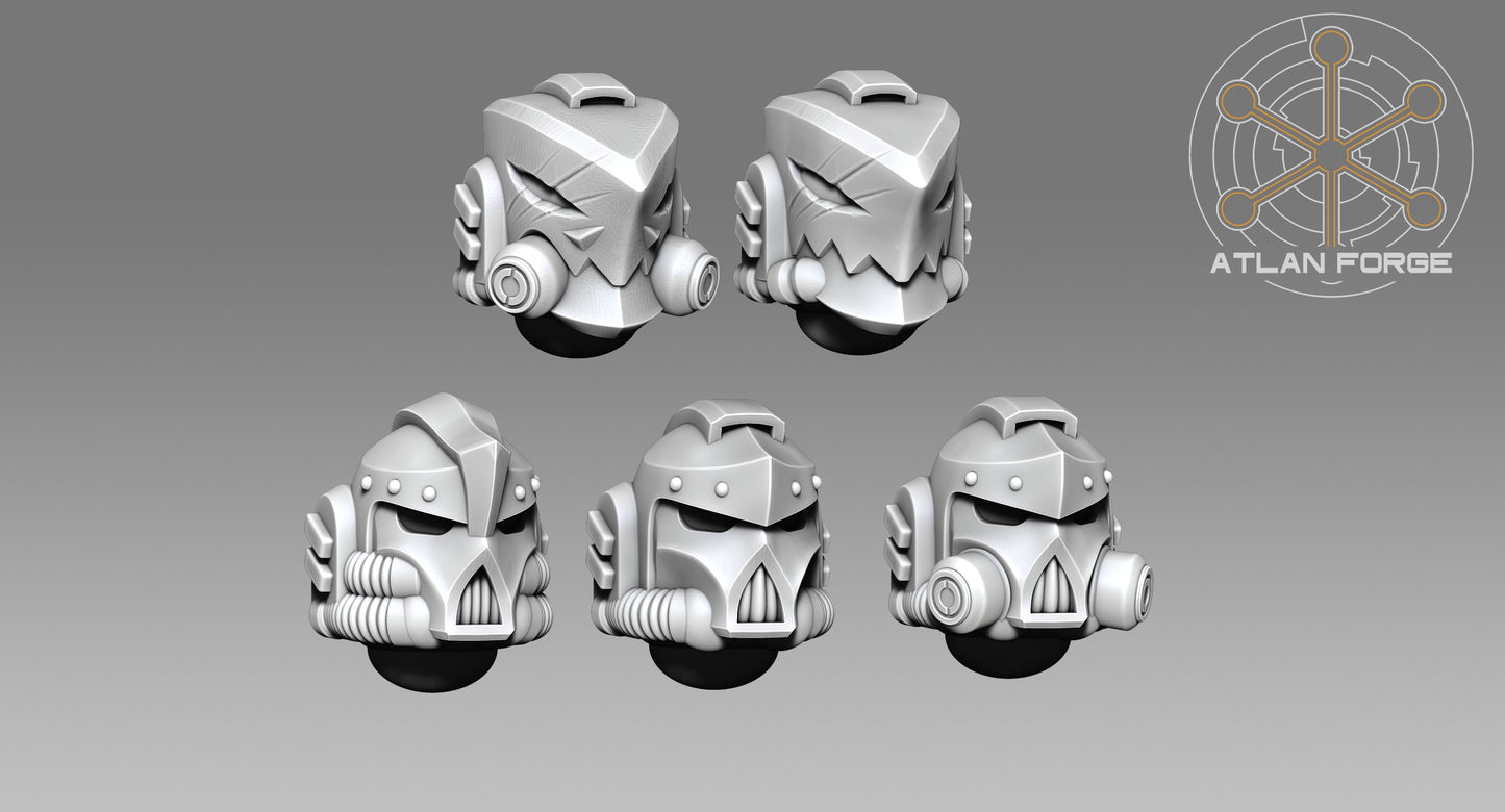 Wai Toa - Roroa (Giants) (5-Unit Set) by Atlan Forge 40mm Base