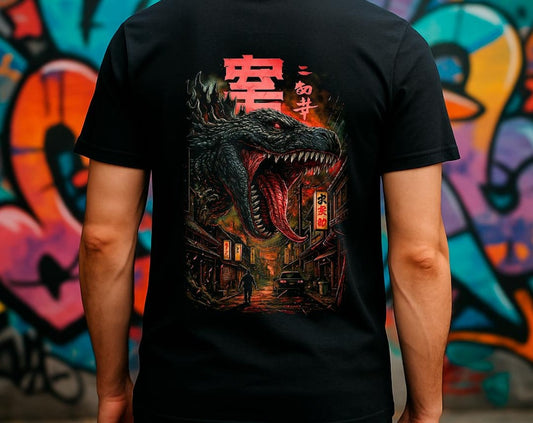 Custom T-Shirts Godzilla in Tokyo Unisex