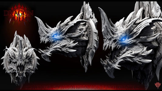 Tiamat's Heads Mounted Head Prismatic Dragons