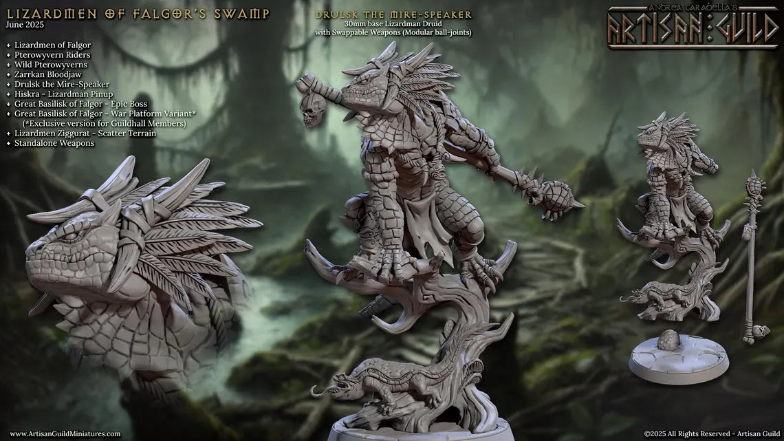 Drulsk the Mire-Speaker (Lizardmen of Falgor's Swamp)