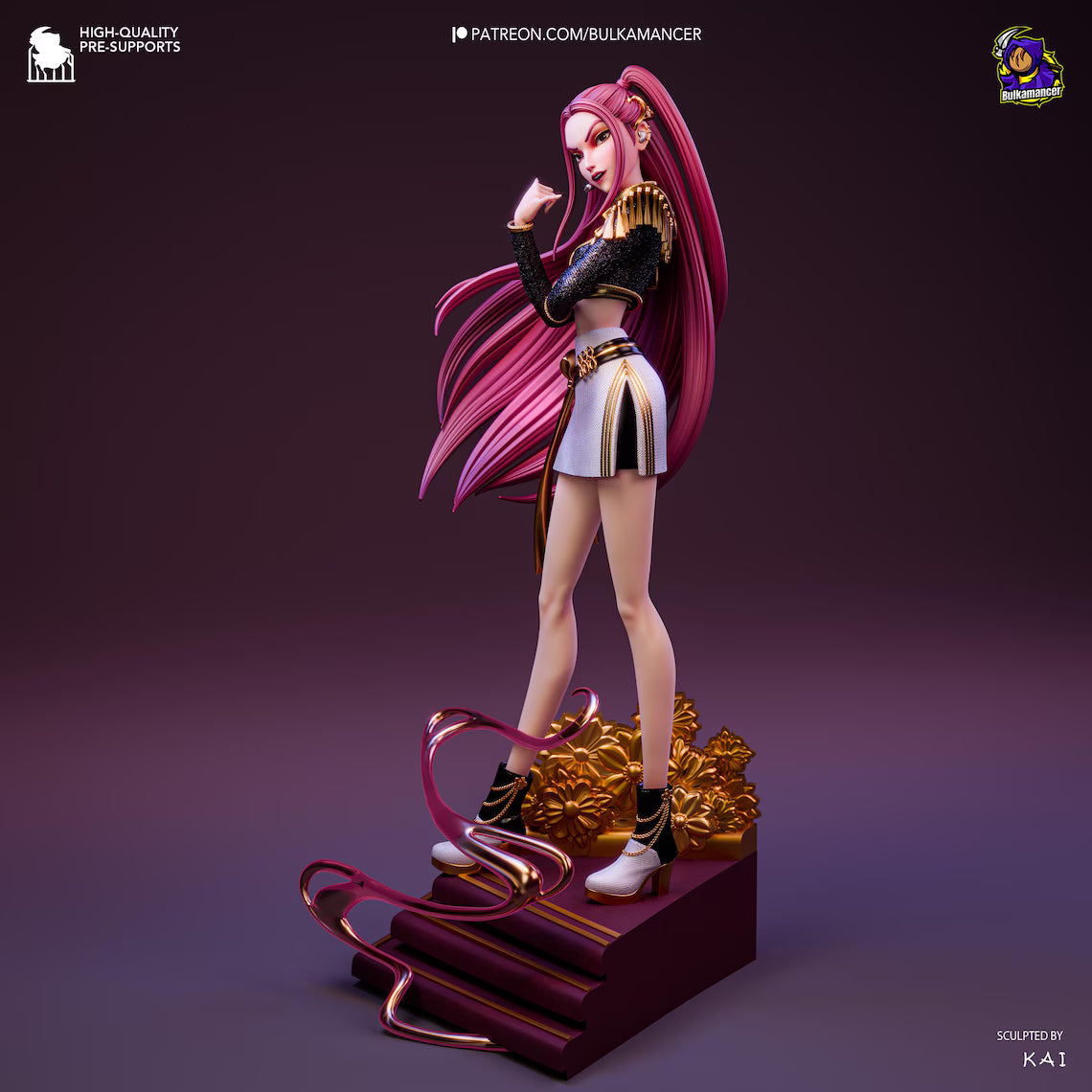 Mira - Kpop Demon Hunters - 3D Printed Resin Figurine - Garage Kit [By Bulkamancer] - UNPAINTED