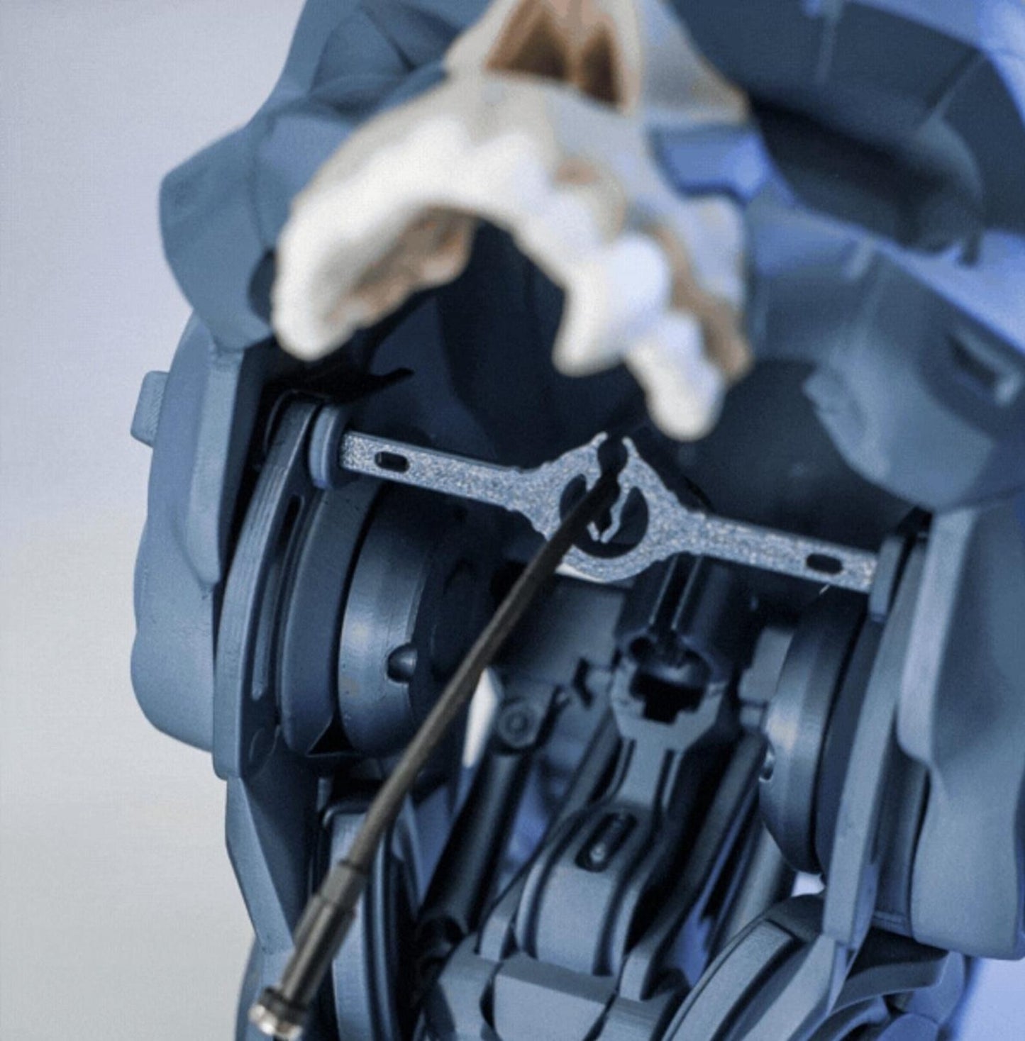 3D Printed Cyber Skull Controller Stand | Gaming Desk Organizer