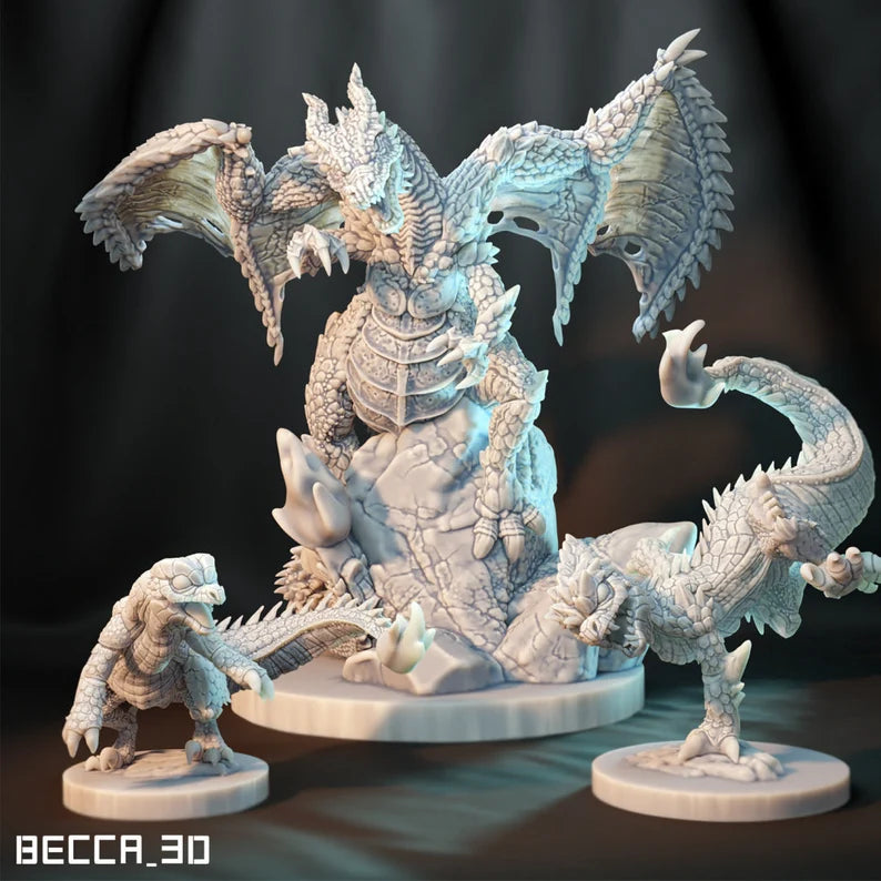 Kaijumon Starter Pack Miniatures Bundle