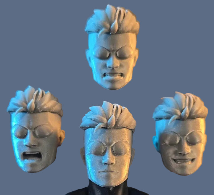 3D Printed Invincible Heads Classic Version 1/12