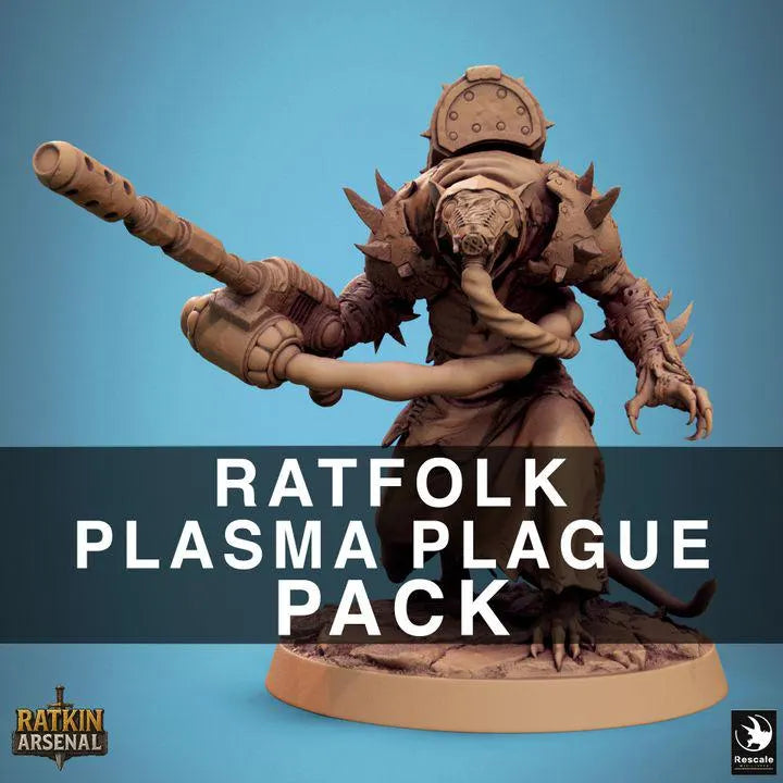 Ratfolk Soldier Pt.2 | UNPAINTED Miniature in Resin | tabletop RPGs|Dungeons and Dragons|DnD|D&D|Pathfinder | Recale Miniatures