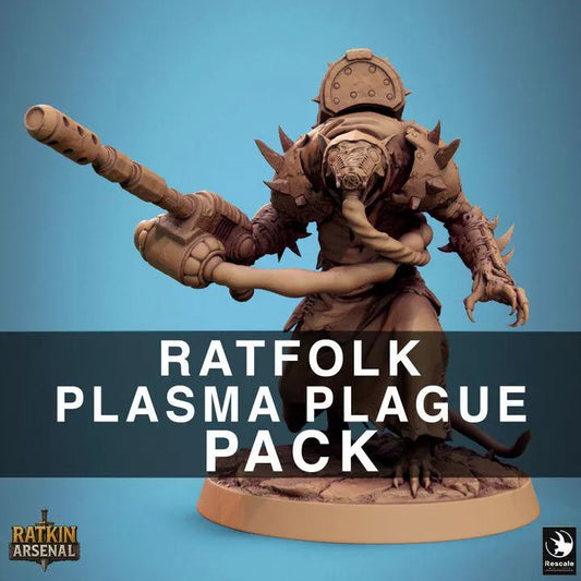 Ratfolk Soldier Pt.2 | UNPAINTED Miniature in Resin | tabletop RPGs|Dungeons and Dragons|DnD|D&D|Pathfinder | Recale Miniatures