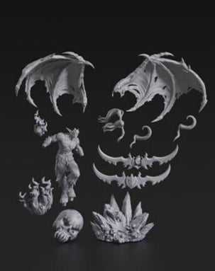 Illidan Stormrage | 14k Resolution | 3D Printed | Unassembled | Unpainted