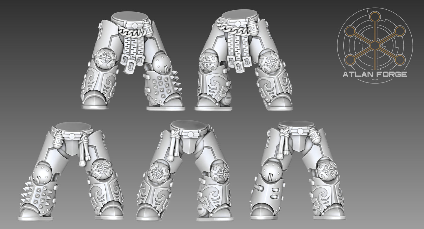 Wai Toa - Teina Kore (Void Brothers) (5-Unit Set) by Atlan Forge 32mm Base