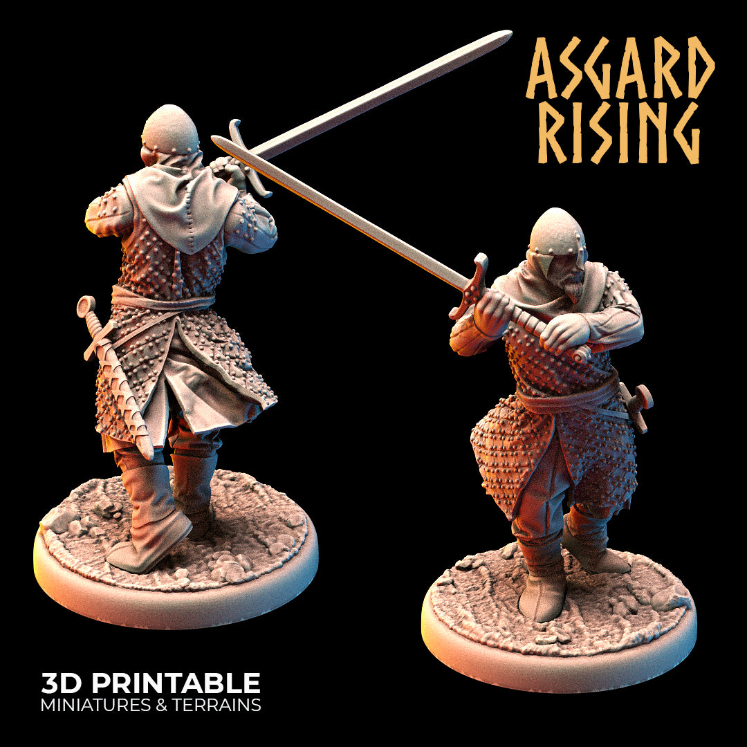 MEDIEVAL: Medieval Knights /Modular/ Asgard Rising Miniatures 6units