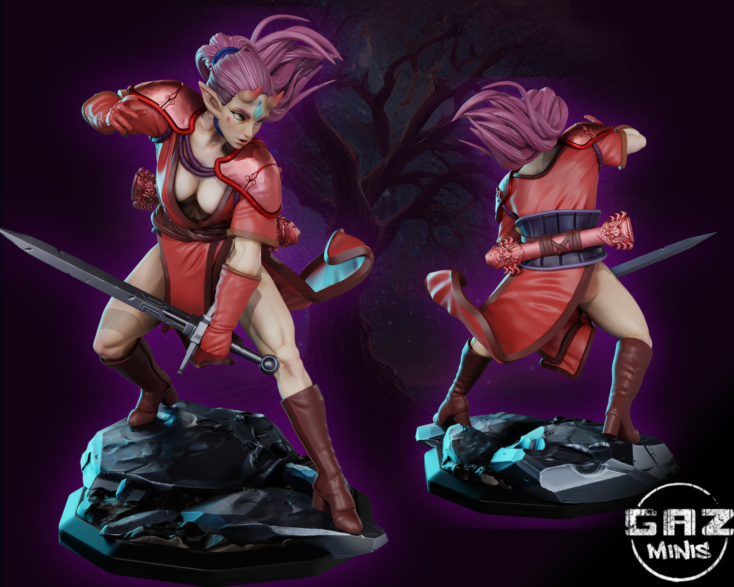 Saya Demon Warrior 32mm and 75mm