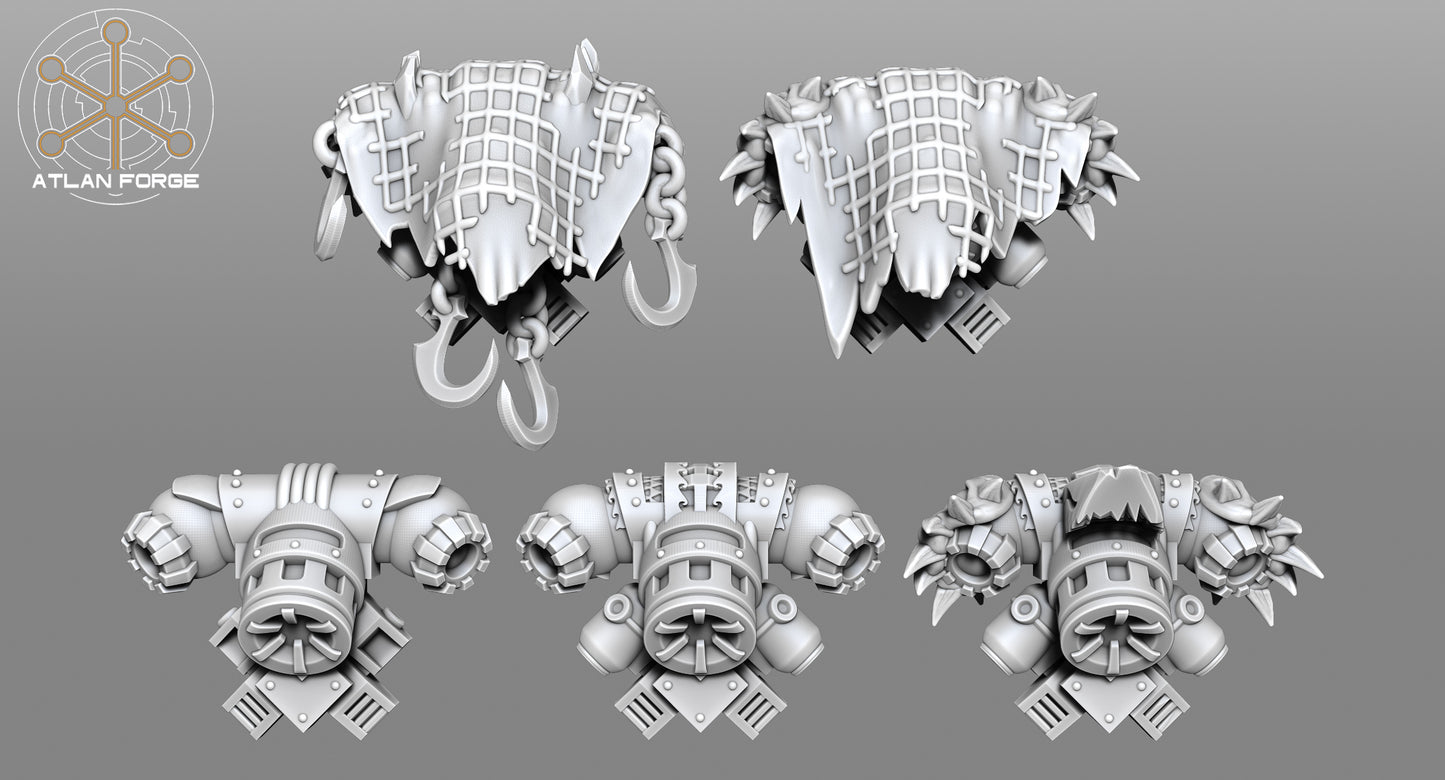 Wai Toa - Kaiwawao (Agressive Mediators) (5-Unit Set) by Atlan Forge