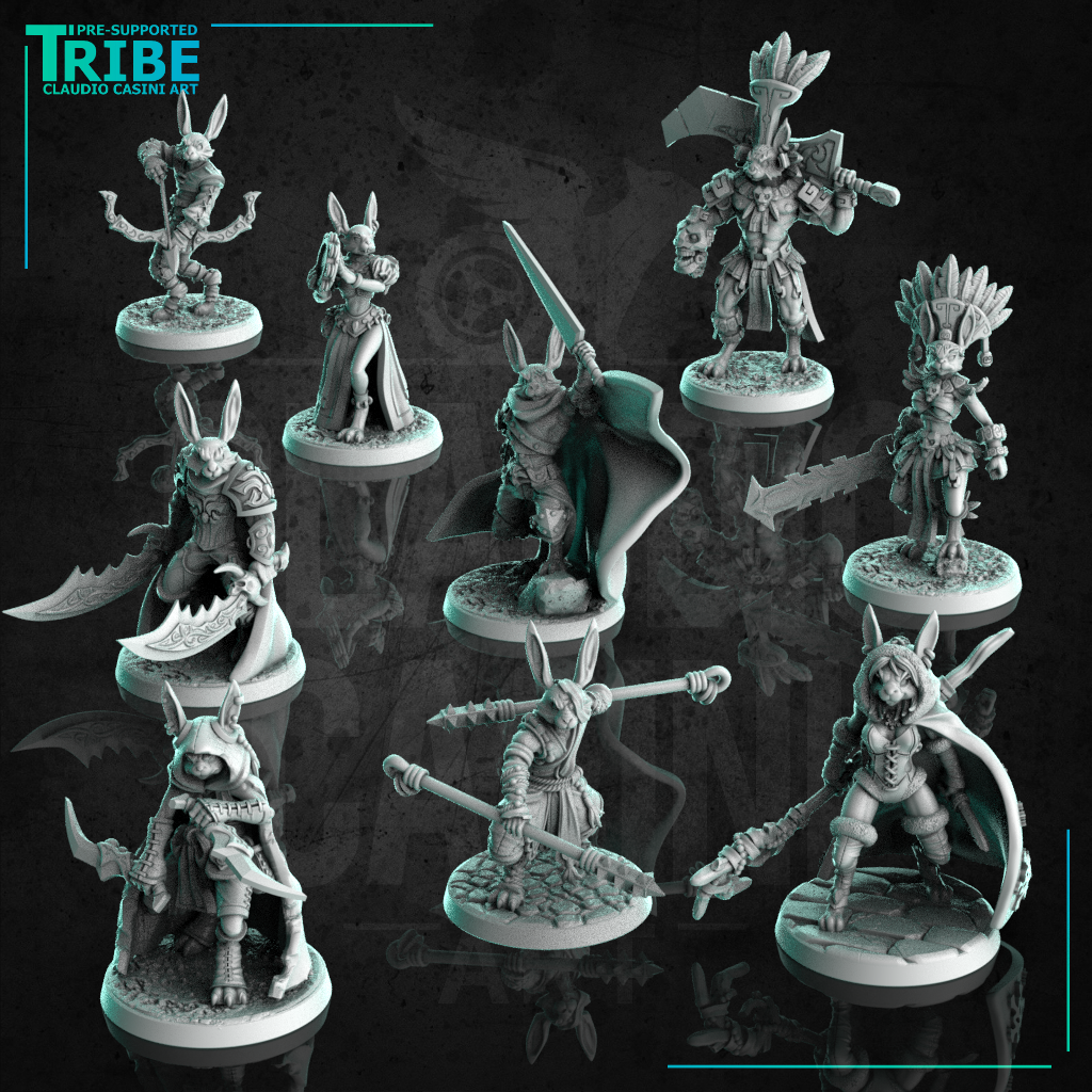 Rabbitfolk Squad 32mm