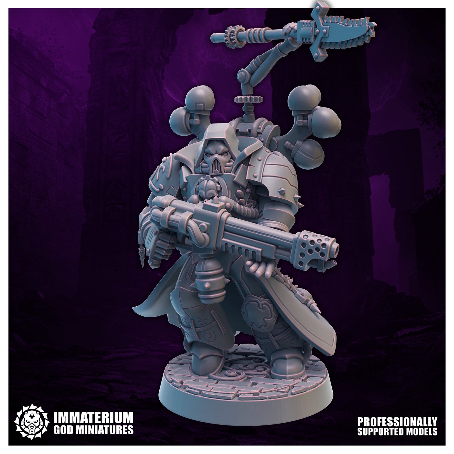 4 unit Tech soldiers 32mm Base