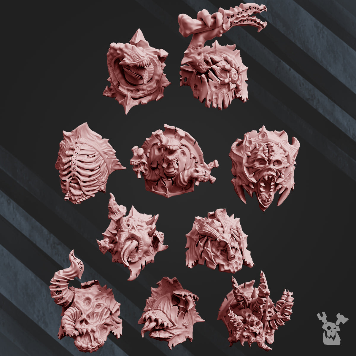 "Corpsemakers" Shoulder Pads x10