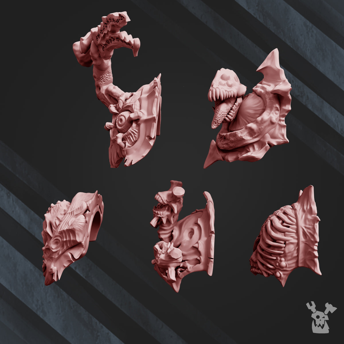 "Corpsemakers" Shoulder Pads x10