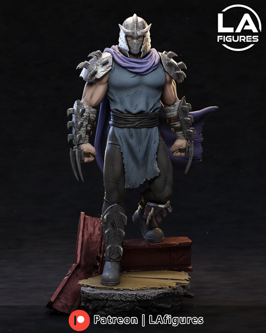TMNT Shredder Custom Statue 6 Tall Unpainted Models