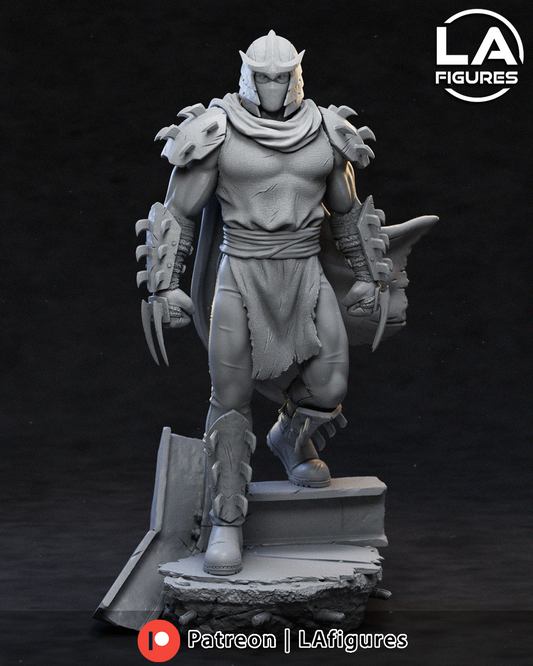 TMNT Shredder Custom Statue 6 Tall Unpainted Models