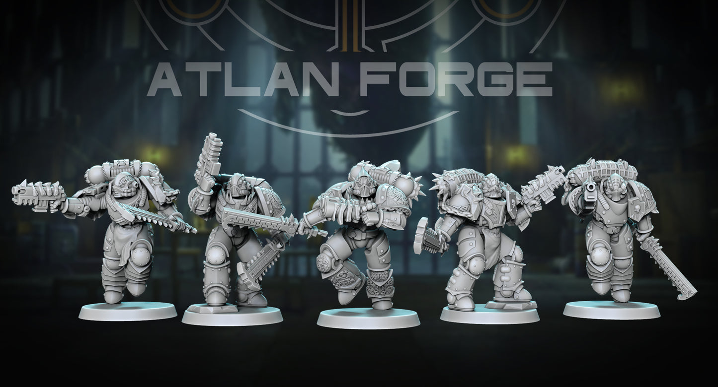 Wai Toa - Kaiwawao (Agressive Mediators) (5-Unit Set) by Atlan Forge