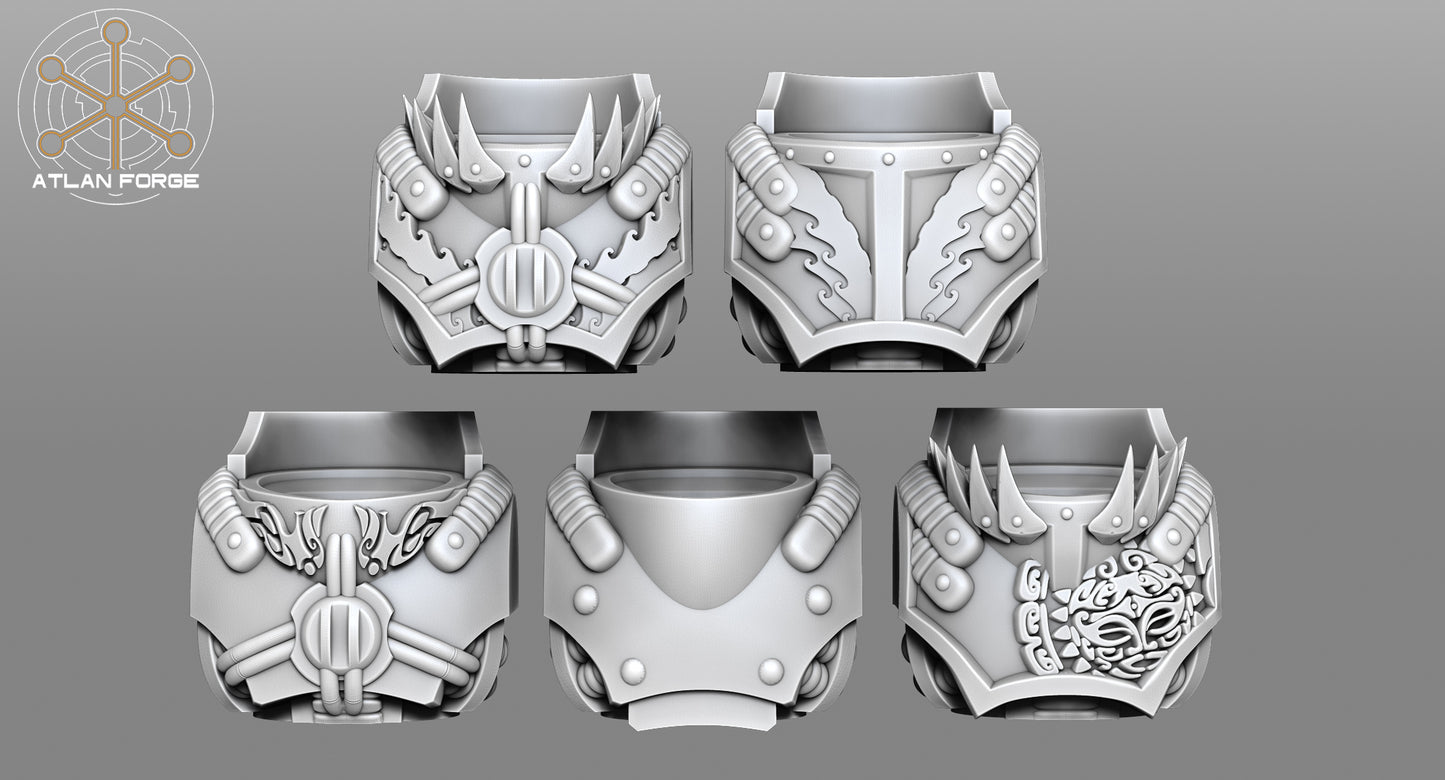 Wai Toa - Kaiwawao (Agressive Mediators) (5-Unit Set) by Atlan Forge