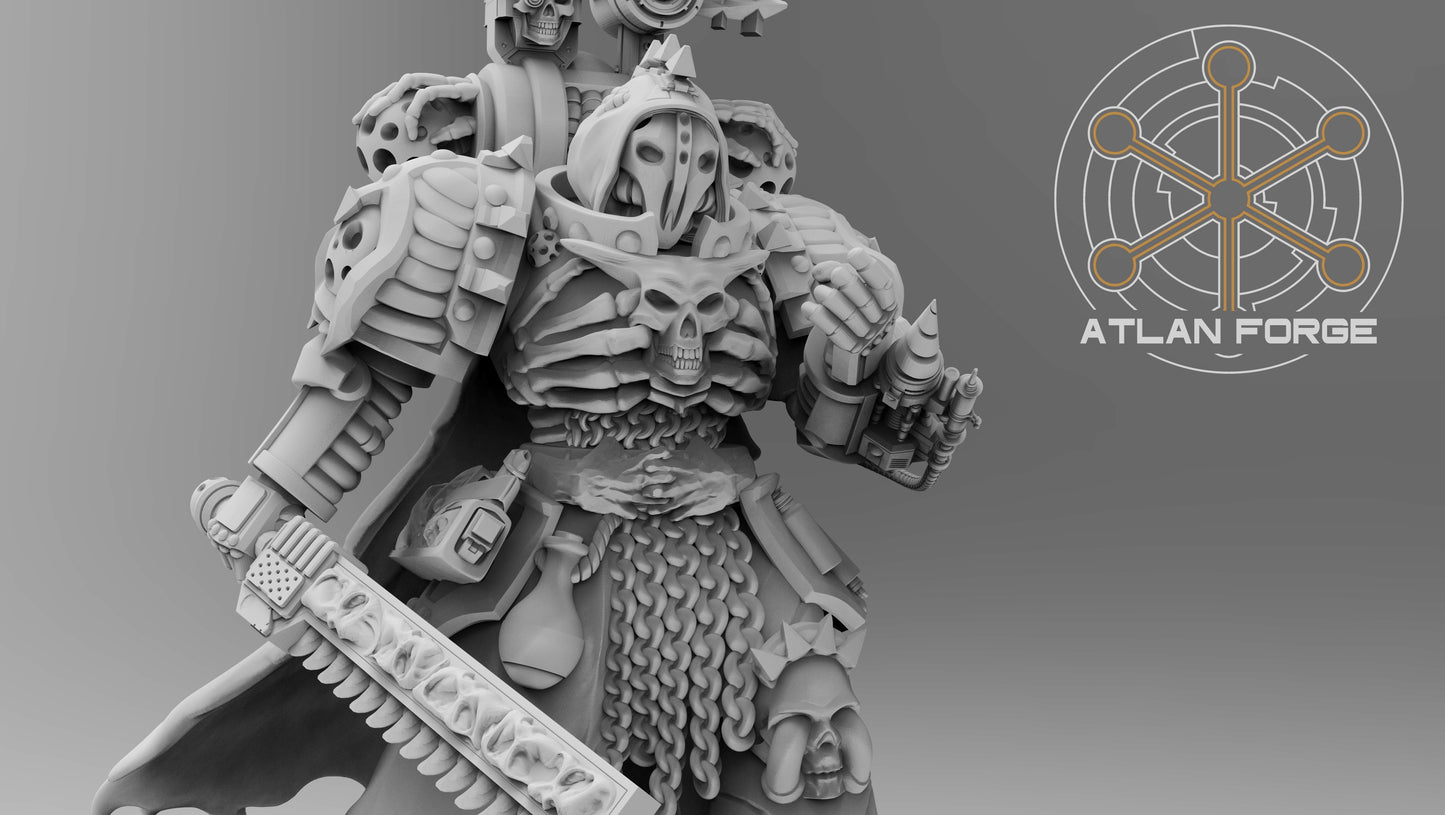 Manus Mortis Sawbones by Atlan Forge 40mm Base