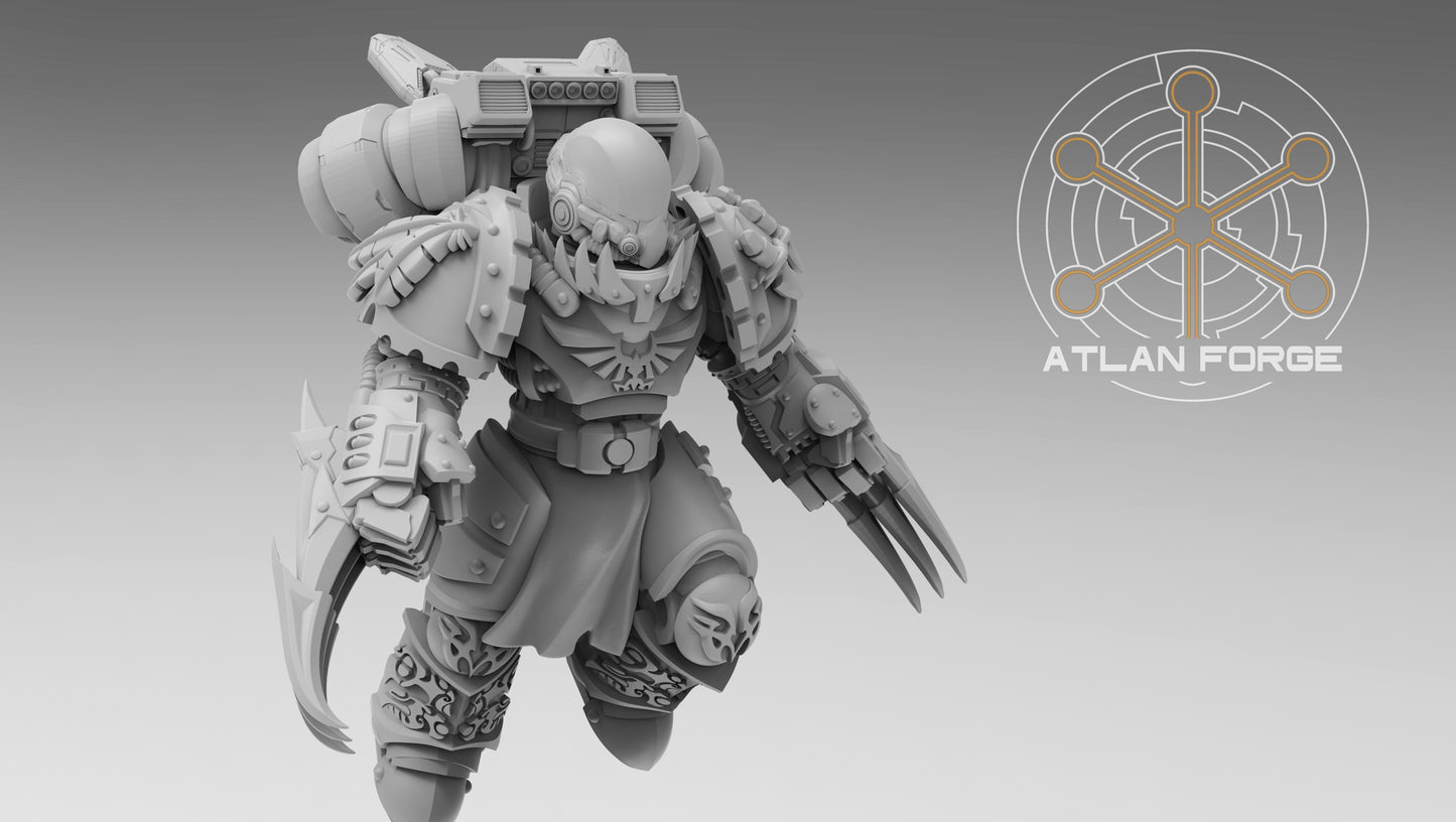 Wai Toa - Kaiwhakangau (Hunters) (5-Unit Set) by Atlan Forge 32mm Base
