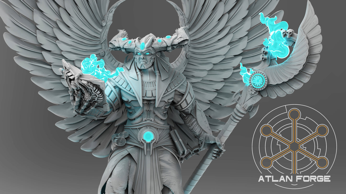 3d Printed Archdemon of Aegyptus by Atlan Forge Miniatures 255mm tall