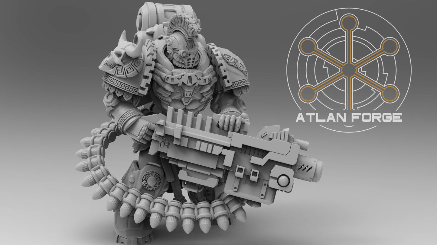 Minoan Heavy Aegis (3-Unit Set) by Atlan Forge 40mm base