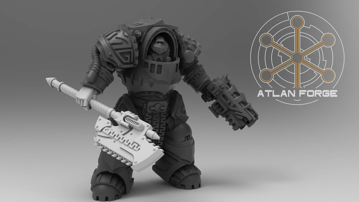 Wai Toa - Roroa (Giants) (5-Unit Set) by Atlan Forge 40mm Base