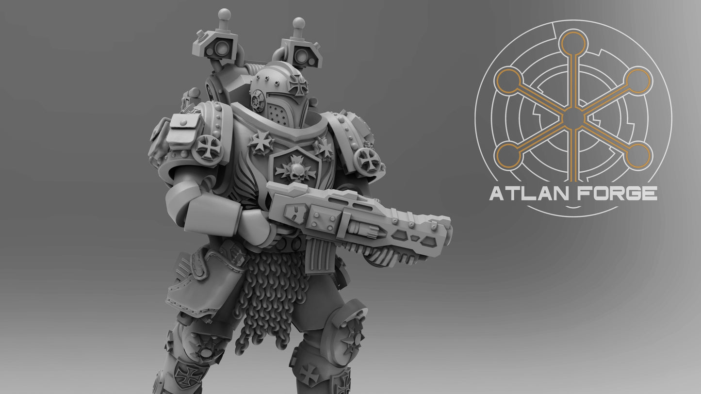 Templar Scouts (5-Unit Set) by Atlan Forge 32mm Base