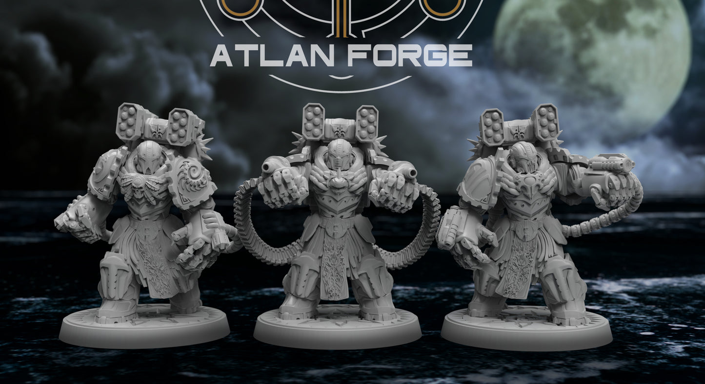 Wai Toa - Hopukanga (Brutes) 3 army 40mm Base
