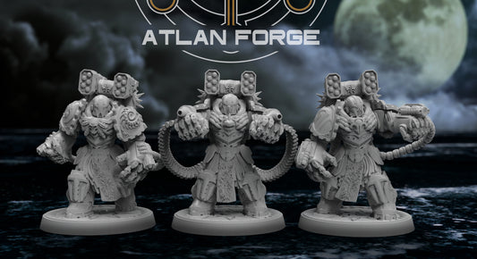 Wai Toa - Hopukanga (Brutes) 3 army 40mm Base